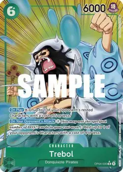 TREBOL OP04-030 KINGDOMS OF INTRIGUE ONE PIECE (ENGLISH, ALTERNATE/ALT ART, NM) - Image 1
