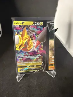 2022 Pokemon Giratina V Lost Origin 130/196 Error Miscut Super Rare Card - Image 4