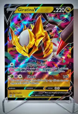 Giratina V Ultra Rare Holo SWSH11: Lost Origin 130/196 Pokemon Card TCG - Image 1
