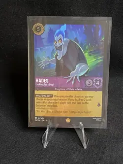 Lorcana Hades Looking for a Deal 56/204 legendary Whispers in the Well Cold Foil - Image 1