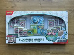 Pokemon TCG Scarlet & Violet 151 Blooming Waters Premium Collection Box Sealed - Image 1