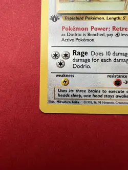 Dodrio 34/64 1st Edition Jungle 1999 Uncommon Pokemon TCG Card NM / LP - Image 2