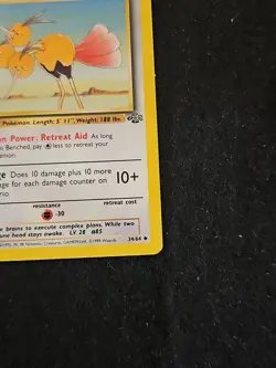 Pokemon TCG Dodrio Base Jungle Set 34/64 Regular 1st Edition Uncommon LP - Image 4