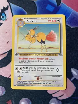 Pokemon TCG Dodrio Jungle 34/64 Regular 1st Edition Uncommon LP+ - Image 1
