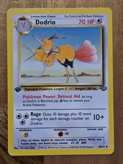 Dodrio 1st Edition - LP - 34/64 Jungle Set - 1999 - WOTC Pokemon TCG - Image 2
