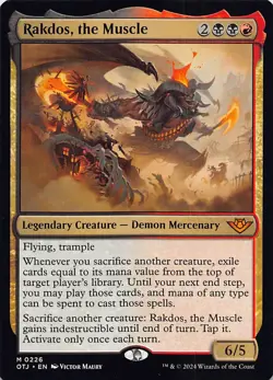 Rakdos, the Muscle M Outlaws of Thunder Junction 226 NM - Image 1