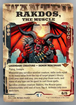 Rakdos, the Muscle (Showcase) Outlaws of Thunder Junction Regular - Image 1