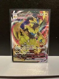 Pokemon Zeraora VMAX Holo Ultra Rare TCG Card 054/159 Crown Zenith - Image 1