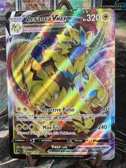 2023 Pokemon SWSH Crown Zenith Zeraora VMAX #054/159 - Image 1