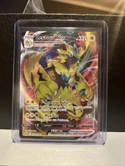 Pokemon Zeraora VMAX Holo Ultra Rare TCG Card 054/159 Crown Zenith - Image 1