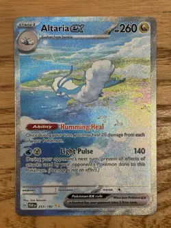 Pokemon TCG Altaria EX Paradox Rift Holo Card Special Illustration Rare 253/182 - Image 1