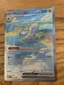 Pokemon TCG Altaria EX Paradox Rift Holo Card Special Illustration Rare 253/182 - Image 2