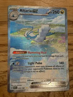 Pokemon TCG Altaria EX Paradox Rift Holo Card Special Illustration Rare 253/182 - Image 3