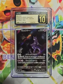✨✨ CGC 10 Pristine Mewtwo 183/165 AR Art Rare 151 sv2a Pokemon Card - Image 1