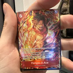 Bandai One Piece CCG Foil Character Card Lot Ace, Sabo, Law, Rosinante - Image 2