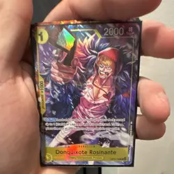 Bandai One Piece CCG Foil Character Card Lot Ace, Sabo, Law, Rosinante - Image 5