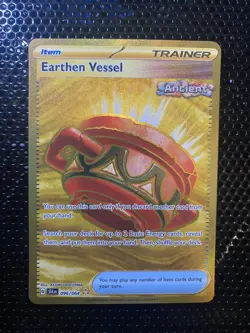 Pokemon TCG Earthen Vessel Trainer Shrouded Fable Gold Card 096/064 - Image 1