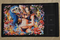 Boa Hancock One Piece Playmat With Zones TCG Card Game Play Mat _dp31 - Image 1