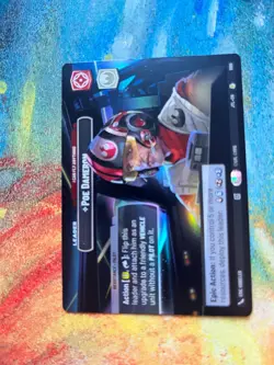 Poe Dameron - I Can Fly Anything, FOIL Showcase, Star Wars Unlimited leader card - Image 2