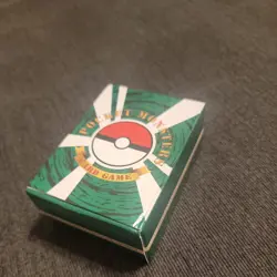Pocket Monsters Card Games: 100-Card Box, Green, ***OPEN BOX*** - NEW - Image 1