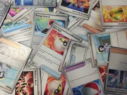 10 Card Pokemon English Trainer Lot - Image 1