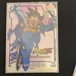 Bandai Dragon Ball DAIMA Son Goku Mini Holo Promo Battle Card FP-024 x2 - Image 2
