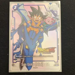 Bandai Dragon Ball DAIMA Son Goku Mini Holo Promo Battle Card FP-024 x2 - Image 3