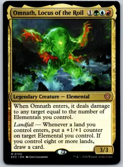 Omnath, Locus of the Roil M Commander: Lorwyn Eclipsed 130 NM - Image 1