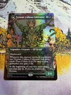 Trystan, Callous Cultivator - Foil - Borderless Lorwyn Eclipsed MTG - Image 1