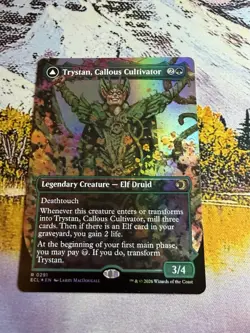 Trystan, Callous Cultivator - Foil - Borderless Lorwyn Eclipsed MTG - Image 2