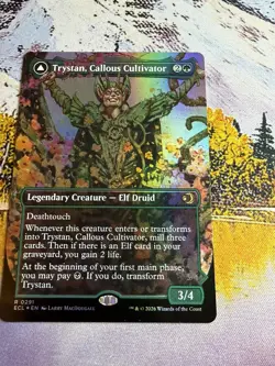 Trystan, Callous Cultivator - Foil - Borderless Lorwyn Eclipsed MTG - Image 3