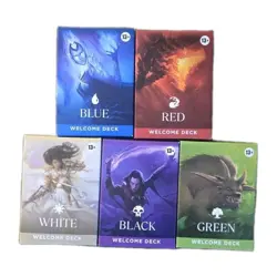Set Of 5 Magic: The Gathering Welcome Deck 2024 - Image 1