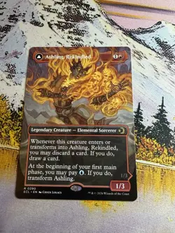 Ashling, Rekindled // Ashling, Rimebound - Borderless Lorwyn Eclipsed MTG - Image 1