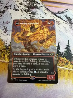 Ashling, Rekindled // Ashling, Rimebound - Borderless Lorwyn Eclipsed MTG - Image 2