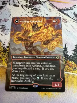 Ashling, Rekindled // Ashling, Rimebound - Borderless Lorwyn Eclipsed MTG - Image 4