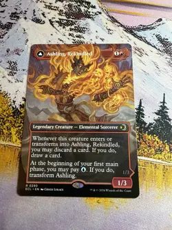Ashling, Rekindled // Ashling, Rimebound - Borderless Lorwyn Eclipsed MTG - Image 5