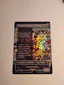 Summon: Knights of Round (Borderless) Final Fantasy Foil - Image 1