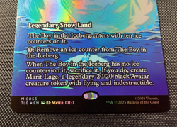 MTG The Boy in the Iceberg Dark Depths M 0056 Borderless Foil TLE Avatar NM - Image 2