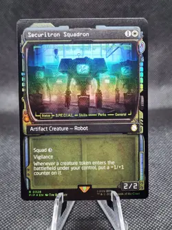 MTG - [FOIL] Securitron Squadron (Showcase) - Fallout - Image 1