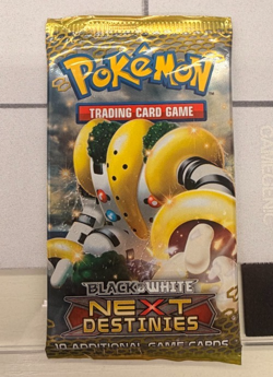 Sealed Pokemon Black & White Next Destinies Booster Pack Regigigas - Image 1