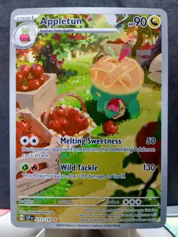 Pokemon TCG: Appletun #211/191 Surging Sparks Illustration Rare Full Art Holo - Image 1