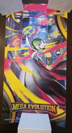 Set Of 3-Pokemon Mega Evolution Marketing Posters & Window Cling/Pre-release - Image 4