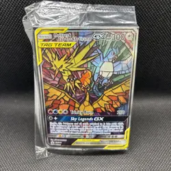 Pokemon Moltres Zapdos Articuno GX Hidden Fates Black Star Promo SM210 SEALED - Image 2