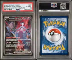 Pokemon 2025 Team Rocket's Mewtwo ex 231/182 SIR Destined Rivals GEM MINT PSA 10 - Image 3