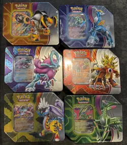 6 - Set Pokemon TCG Paradox Destinies Sealed Tin Bundle Destined Rivals Sparks - Image 1