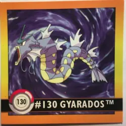 STICKERS POKEMON NEUF N°130 LEVIATOR / GYARADOS ARTBOX DE 1999 - Image 1