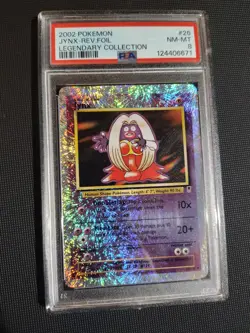 Pokemon Jynx Legendary Collection Reverse Holo foil #26 Graded PSA 8 203 26/110 - Image 1
