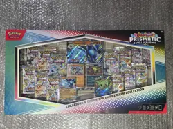 Pokemon TCG Prismatic Evolutions Lucario Ex + Tyranitar Ex Premium Collection - Image 1