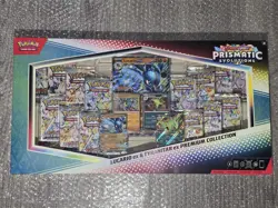 Pokemon TCG Prismatic Evolutions Lucario Ex + Tyranitar Ex Premium Collection - Image 2