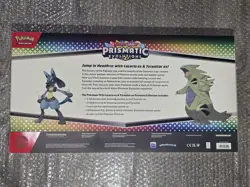 Pokemon TCG Prismatic Evolutions Lucario Ex + Tyranitar Ex Premium Collection - Image 4